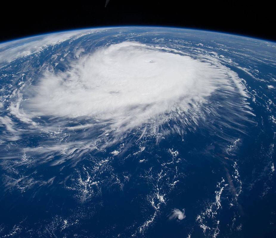 Hurricane from space