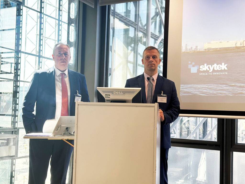 Skytek CTO, Paul Kiernan & Skytek Head of Marine, Gabriel Zevri